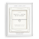 Joma Jewellery Laboratory Grown Diamond A Little | Happy 30Th Birthday | Silver Plated | Bracelet | 17.5cm Stretch