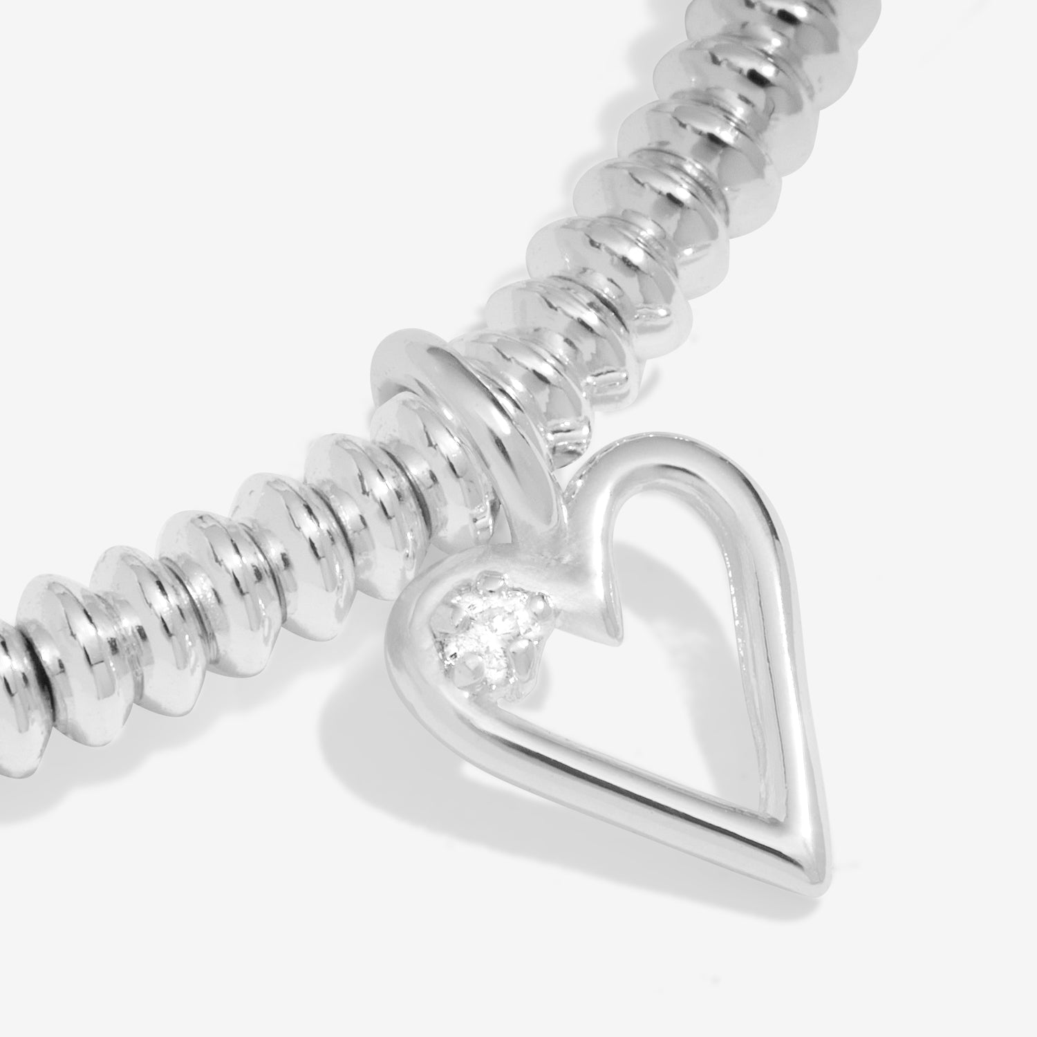 Joma Jewellery Laboratory Grown Diamond A Little | Happy 40Th Birthday | Silver Plated | Bracelet | 17.5cm Stretch