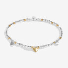 Joma Jewellery Sparkle Confetti A Little | Fabulous Friend | Silver & Gold Plated | Bracelet | 17.5cm Stretch