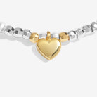 Joma Jewellery Sparkle Confetti A Little | Fabulous Friend | Silver & Gold Plated | Bracelet | 17.5cm Stretch