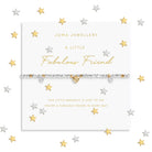 Joma Jewellery Sparkle Confetti A Little | Fabulous Friend | Silver & Gold Plated | Bracelet | 17.5cm Stretch