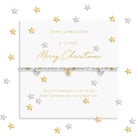 Joma Jewellery Sparkle Confetti A Little | Merry Christmas | Silver & Gold Plated | Bracelet | 17.5cm Stretch