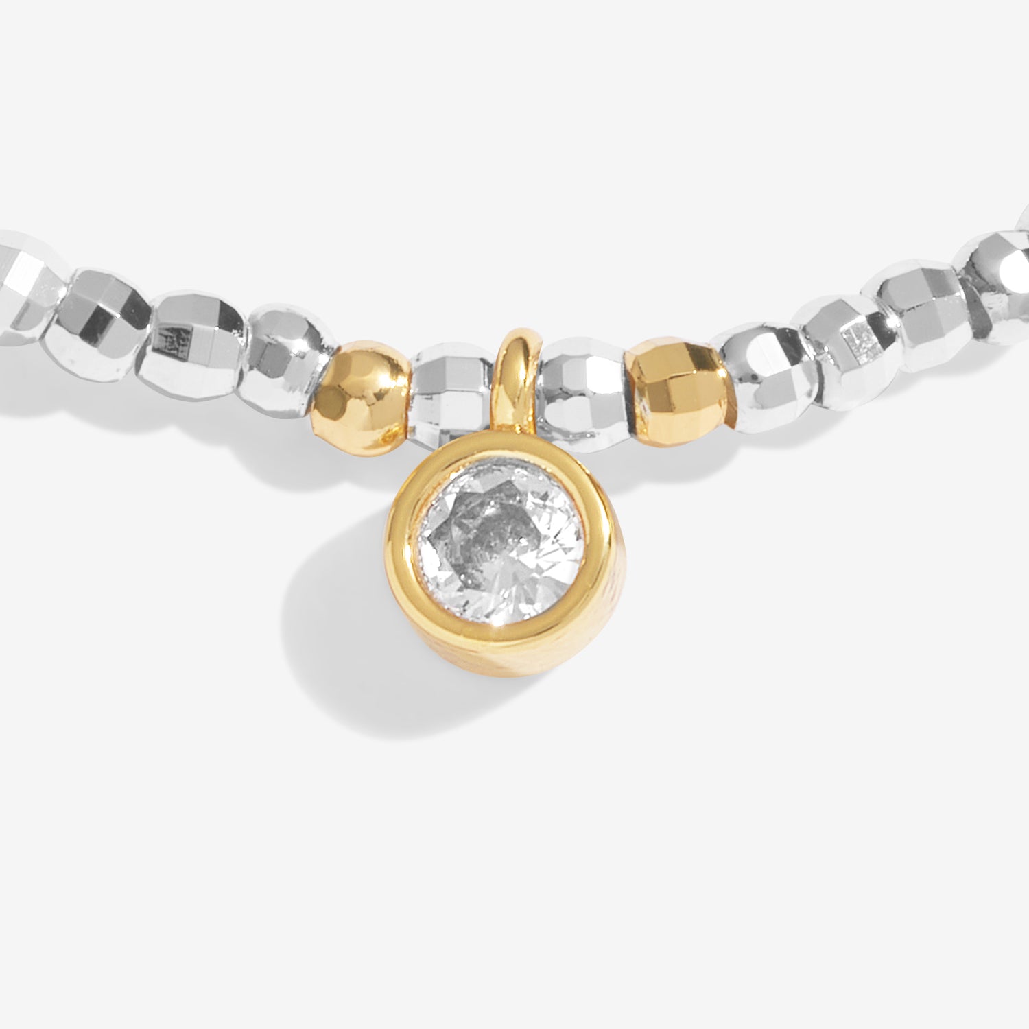 Joma Jewellery Sparkle Confetti A Little | Season To Sparkle | Silver & Gold Plated | Bracelet | 17.5cm Stretch