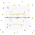 Joma Jewellery Sparkle Confetti A Little | Wonderful Mum | Silver & Gold Plated | Bracelet | 17.5cm Stretch