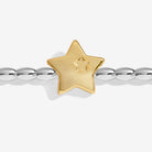 Joma Jewellery Christmas Wish | Merry Christmas | Silver & Gold Plated | Bracelet | 17.5cm Stretch