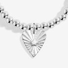 Joma Jewellery Bauble Jewellery Box | Love | Silver Plated | Bracelet | 17.5cm Stretch