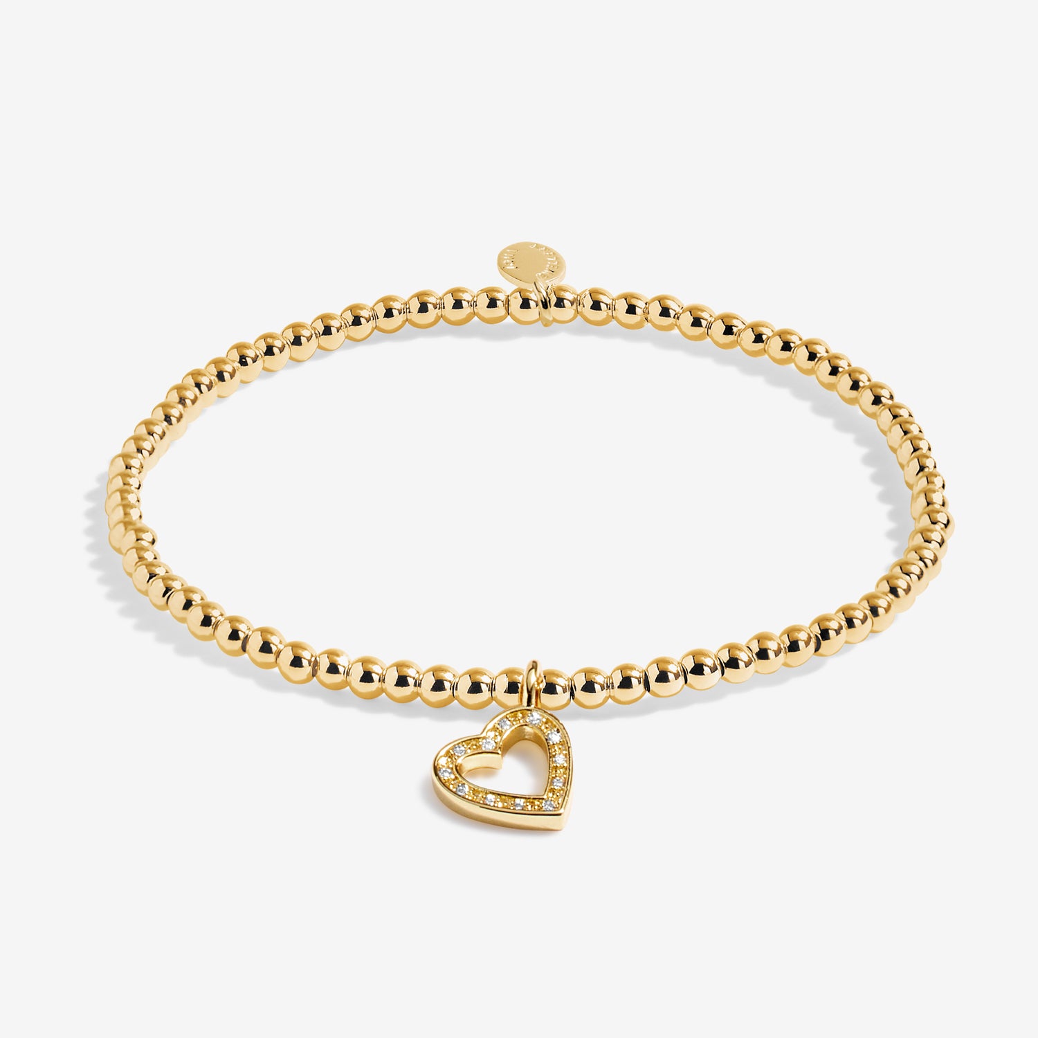 Joma Jewellery Gold A Little | Happy Birthdayâ Beautiful | Gold Plated | Bracelet | 17.5cm Stretch