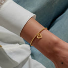 Joma Jewellery Gold A Little | Forever Thankful You'Re My Friend | Gold Plated | Bracelet | 17.5cm Stretch