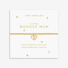 Joma Jewellery Gold A Little | Wonder Mum | Gold Plated | Bracelet | 17.5cm Stretch