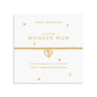 Joma Jewellery Gold A Little | Wonder Mum | Gold Plated | Bracelet | 17.5cm Stretch