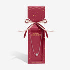 Joma Jewellery Necklace Christmas Cracker | Merry Christmas | Silver Plated | Necklace | 46cm + 5cm Extender