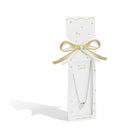Joma Jewellery Necklace Christmas Cracker | With Love | Silver Plated | Necklace | 46cm + 5cm Extender