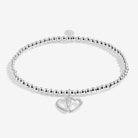 Joma Jewellery Christmas Cracker | Merry Christmas Fabulous Friend | Silver Plated | Bracelet | 17.5cm Stretch