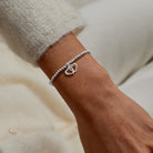 Joma Jewellery Christmas Cracker | Merry Christmas Fabulous Friend | Silver Plated | Bracelet | 17.5cm Stretch