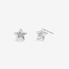 Joma Jewellery Earring Bauble | Merry Christmas | Silver Plated | Stud Earrings