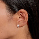 Joma Jewellery Earring Bauble | Merry Christmas | Silver Plated | Stud Earrings