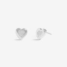 Joma Jewellery Earring Bauble | With Love | Silver Plated | Stud Earrings