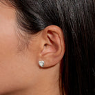 Joma Jewellery Earring Bauble | With Love | Silver Plated | Stud Earrings