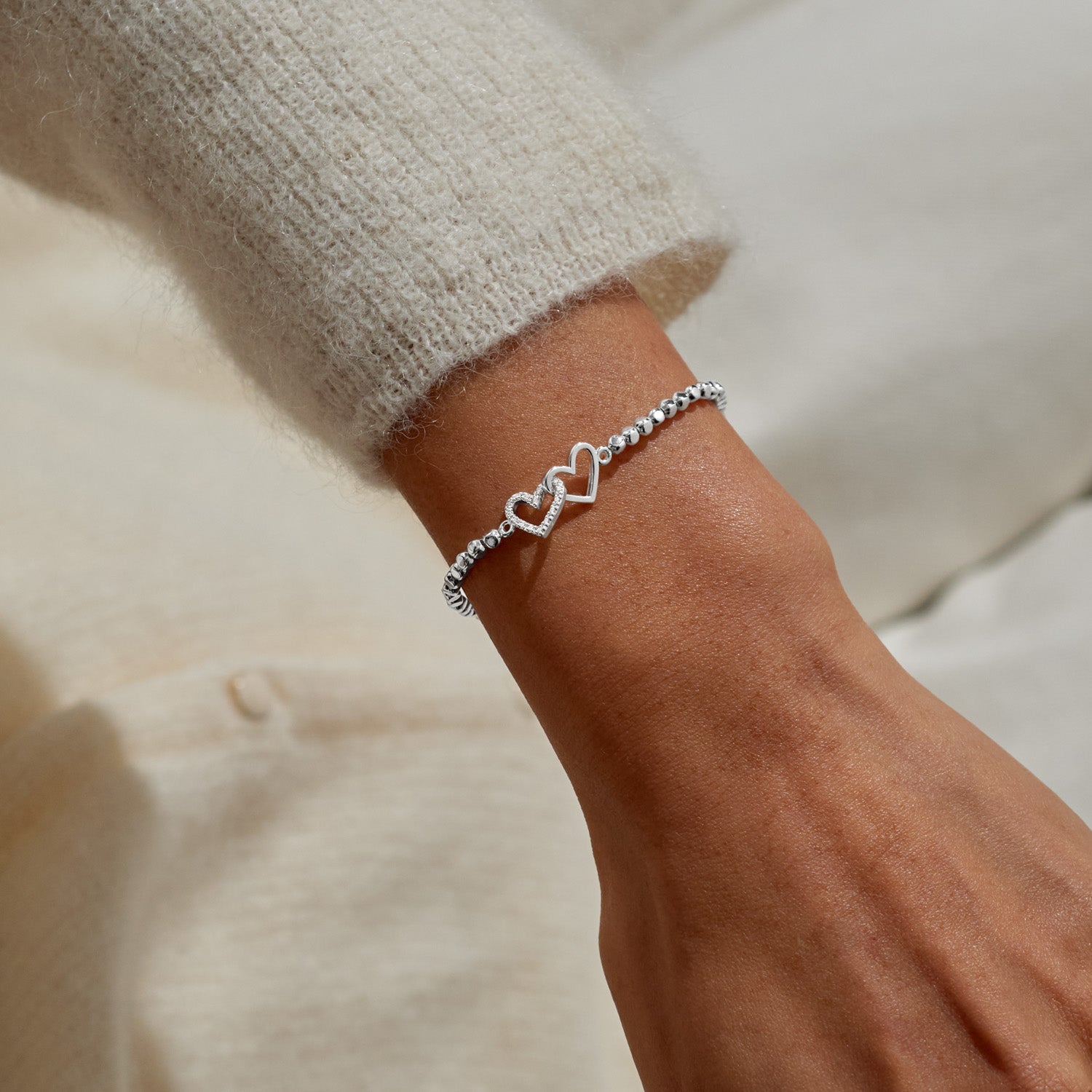 Joma Jewellery Forever Yours | Happy Birthday Fabulous Friend | Silver Plated | Bracelet | 17.5cm Stretch