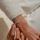 Joma Jewellery Forever Yours | Happy Birthday Marvellous Mum | Silver Plated | Bracelet | 17.5cm Stretch