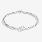 Joma Jewellery Forever Yours | Make Your Own Luck | Silver Plated | Bracelet | 17.5cm Stretch