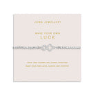 Joma Jewellery Forever Yours | Make Your Own Luck | Silver Plated | Bracelet | 17.5cm Stretch