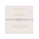 Joma Jewellery Forever Yours | You Are Beautiful | Silver Plated | Bracelet | 17.5cm Stretch
