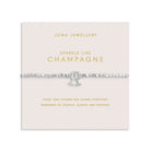 Joma Jewellery Forever Yours | Sparkle Like Champagne | Silver Plated | Bracelet | 17.5cm Stretch