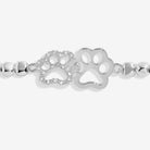 Joma Jewellery Forever Yours | Perfect Paw Print | Silver Plated | Bracelet | 17.5cm Stretch