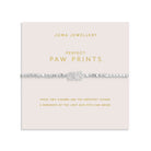 Joma Jewellery Forever Yours | Perfect Paw Print | Silver Plated | Bracelet | 17.5cm Stretch