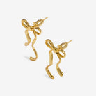 Joma Jewellery Soul Shine Stack | Bows | Gold Plated | Set Of 2 Earrings