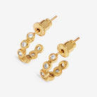 Joma Jewellery Soul Shine Stack | Bows | Gold Plated | Set Of 2 Earrings