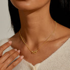 Joma Jewellery Evermore | Linked Knot | Gold Plated | Necklace | 40cm + 5cm Extender
