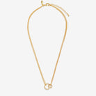 Joma Jewellery Evermore | Linked Circles | Gold Plated | Necklace | 40cm + 5cm Extender
