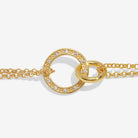 Joma Jewellery Evermore | Linked Circles | Gold Plated | Bracelet | 18cm + 3cm Extender