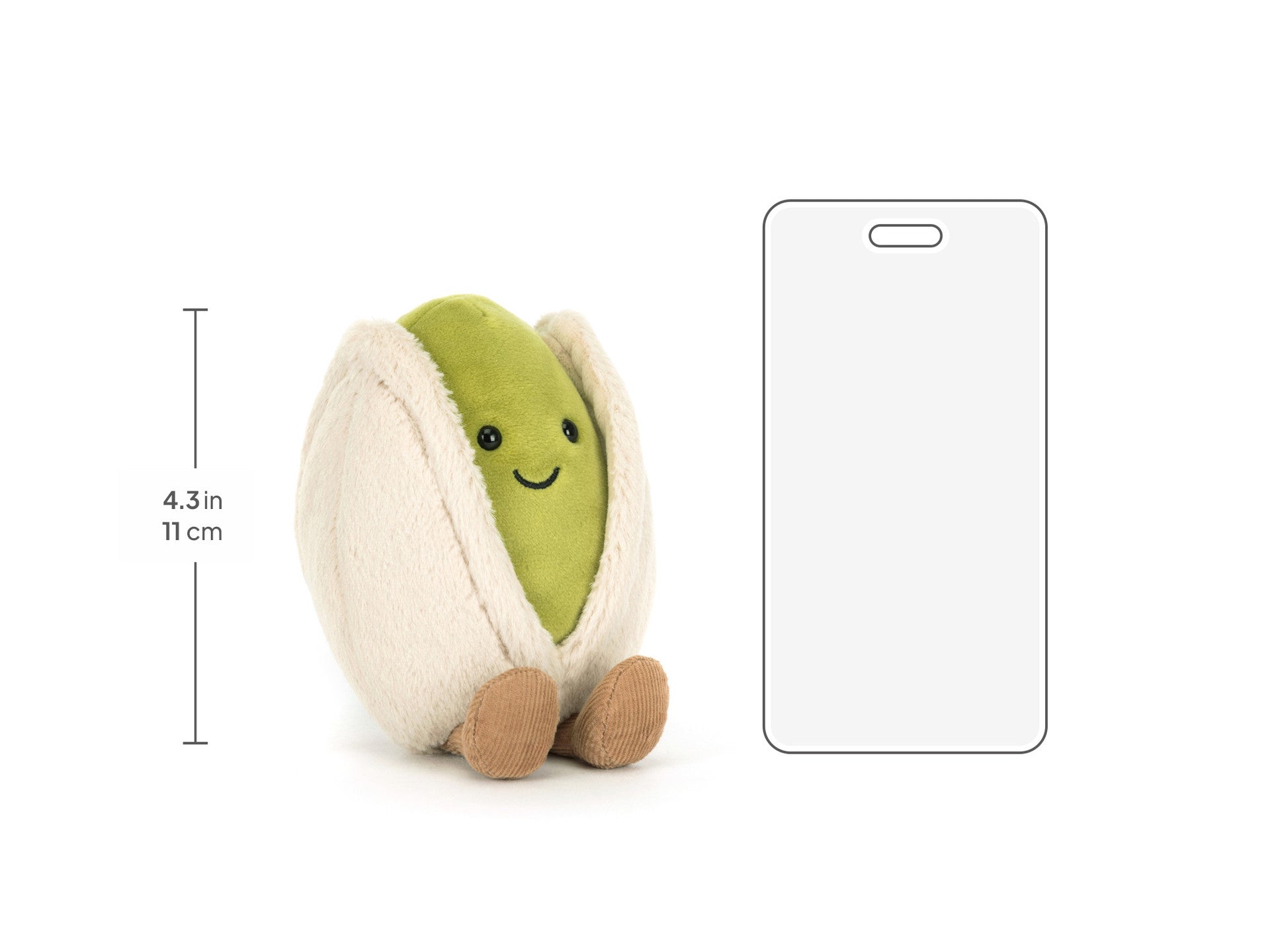 Jellycat Amuseables Horatio Pistachio | Soft Food Plush – Curios Gifts