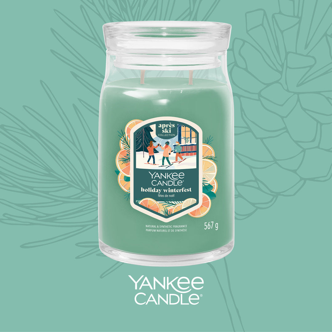 Holiday Winterfest Yankee Candle Signature Large Jar – Après Ski
