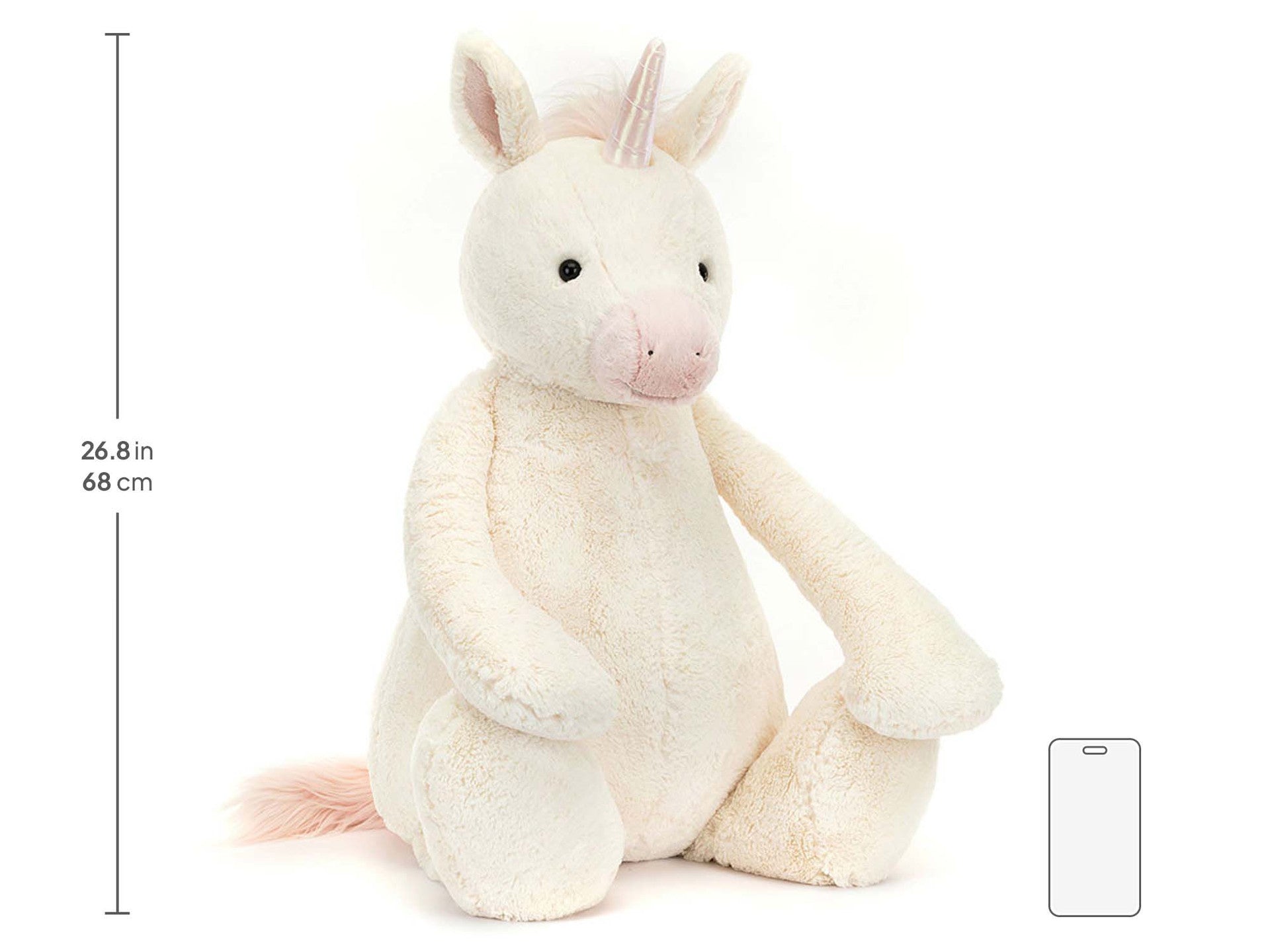 Jellycat Bashful Unicorn – Magical Plush Toy in Various Sizes