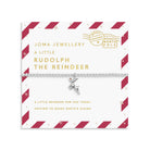 Joma Jewellery Kids' | Love From Santa | Rudolph The Reindeer | Silver Plated | Bracelet | 15.5cm Stretch