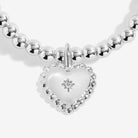 Joma Jewellery Kids' | Love From Santa | Merry Christmas Granddaughter | Silver Plated | Bracelet | 15.5cm Stretch