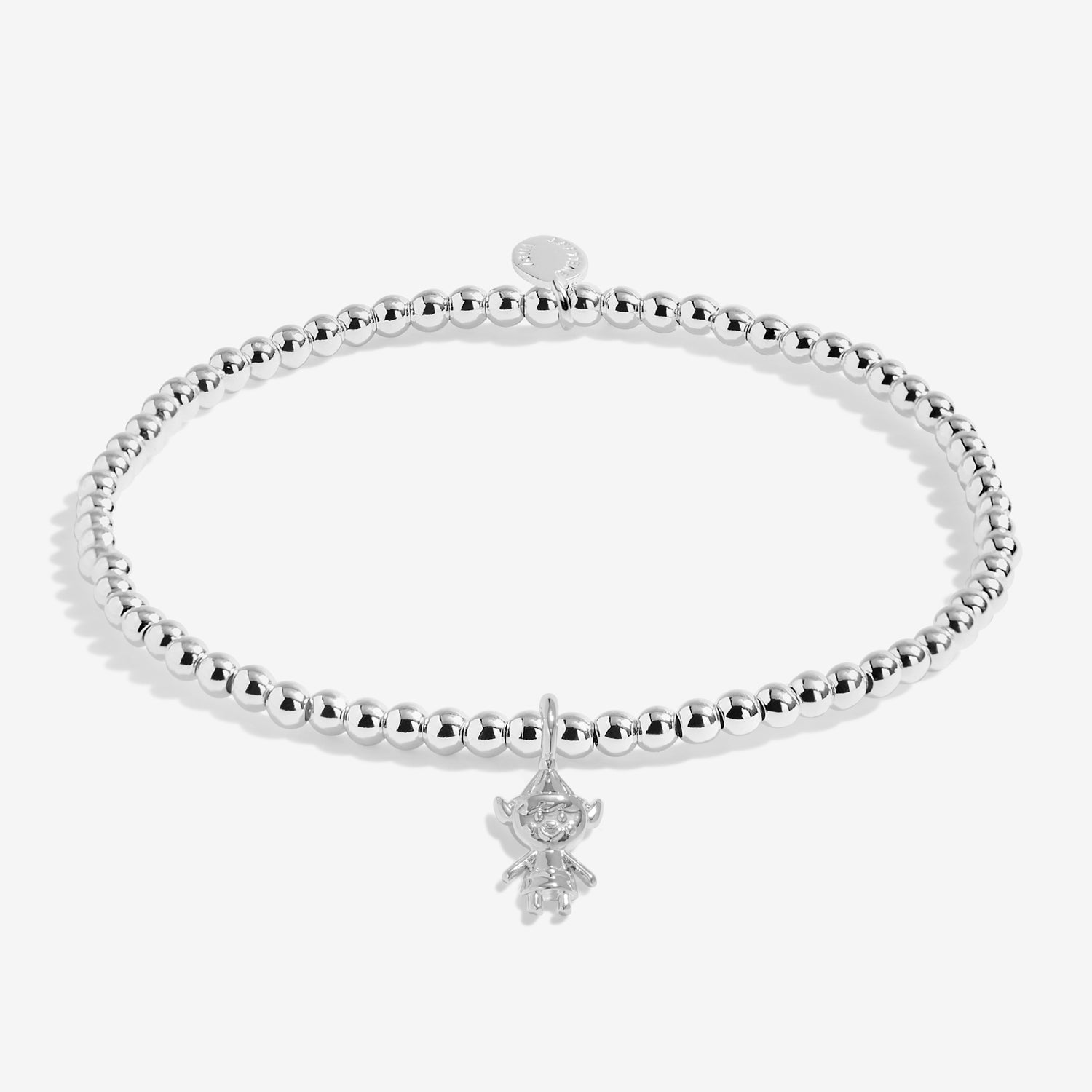 Joma Jewellery Kids' | Love From Santa | Christmas Elf | Silver Plated | Bracelet | 15.5cm Stretch
