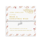 Joma Jewellery Kids' | Love From Santa | Make A Christmas Wish | Silver Plated | Bracelet | 15.5cm Stretch