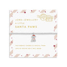 Joma Jewellery Kids' | Love From Santa | Santa Paws | Silver Plated | Bracelet | 15.5cm Stretch