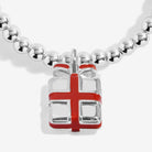 Joma Jewellery Kids' | Love From Santa | Happy Christmas | Silver Plated | Bracelet | 15.5cm Stretch