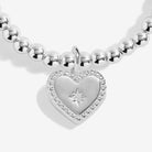 Joma Jewellery Kids' Christmas Cracker | Happy Christmas | Silver Plated | Bracelet | 15.5cm Stretch