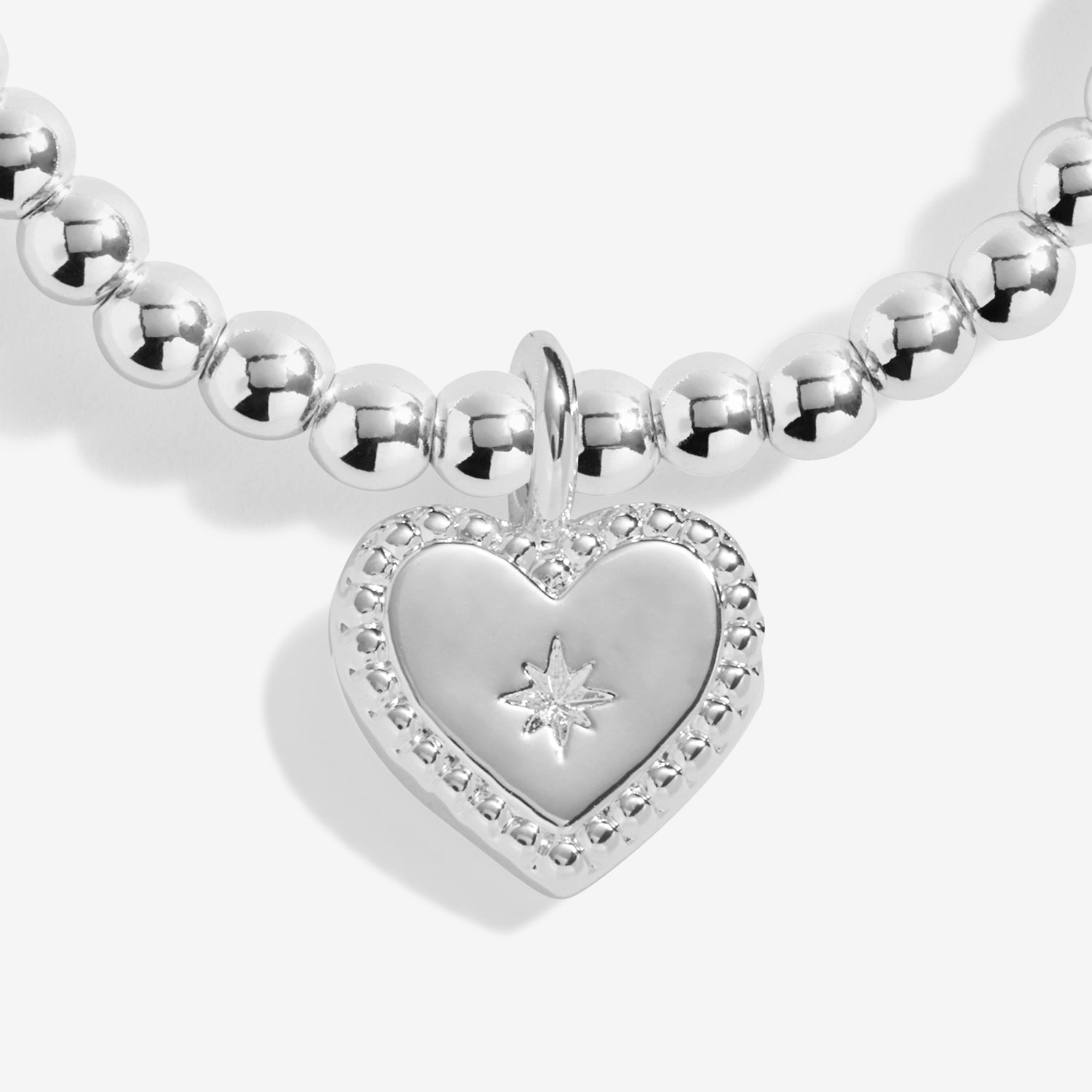 Joma Jewellery Kids' Christmas Cracker | Happy Christmas | Silver Plated | Bracelet | 15.5cm Stretch