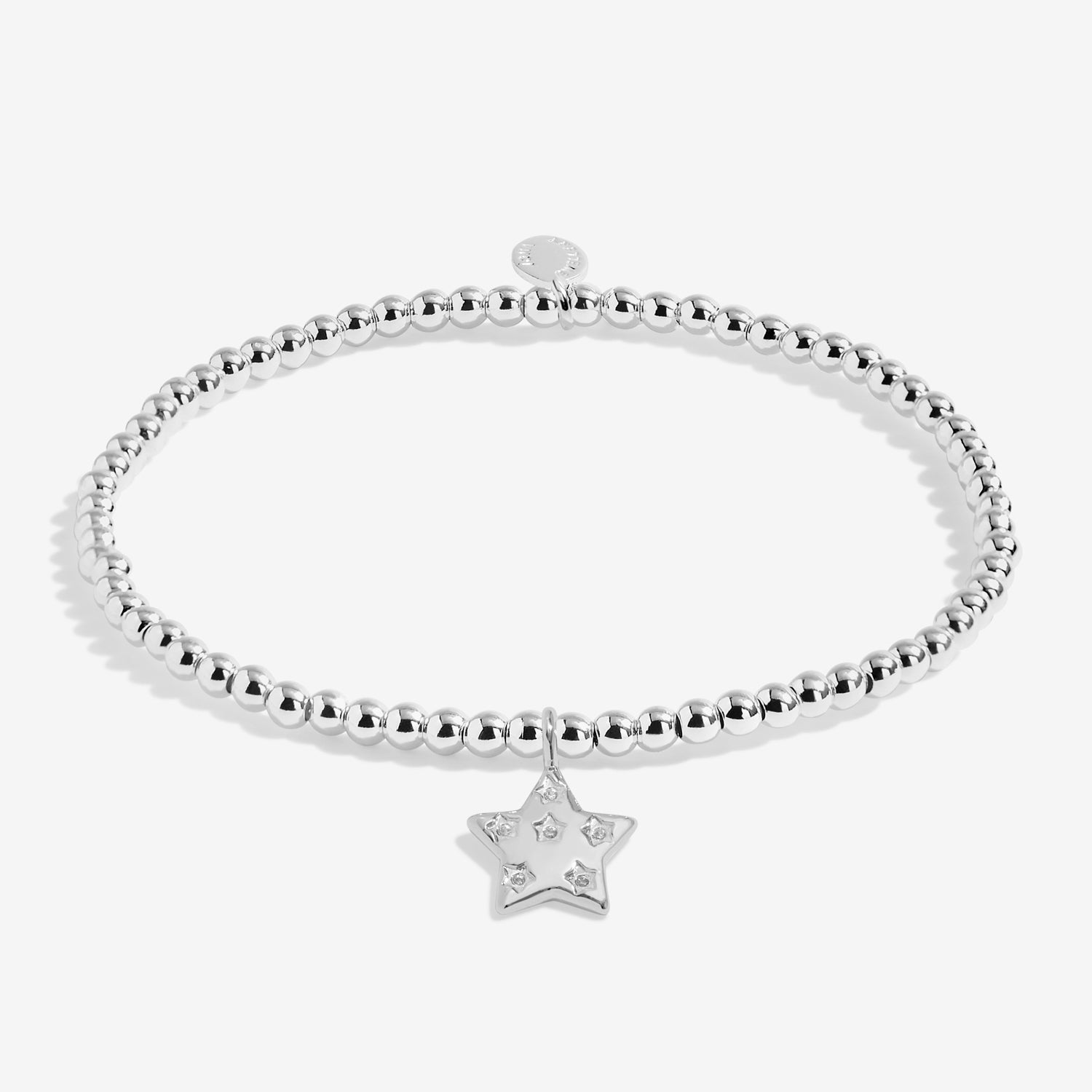 Joma Jewellery Kids' A Little | So Very Proud Of You | Silver Plated | Bracelet | 15.5cm Stretch