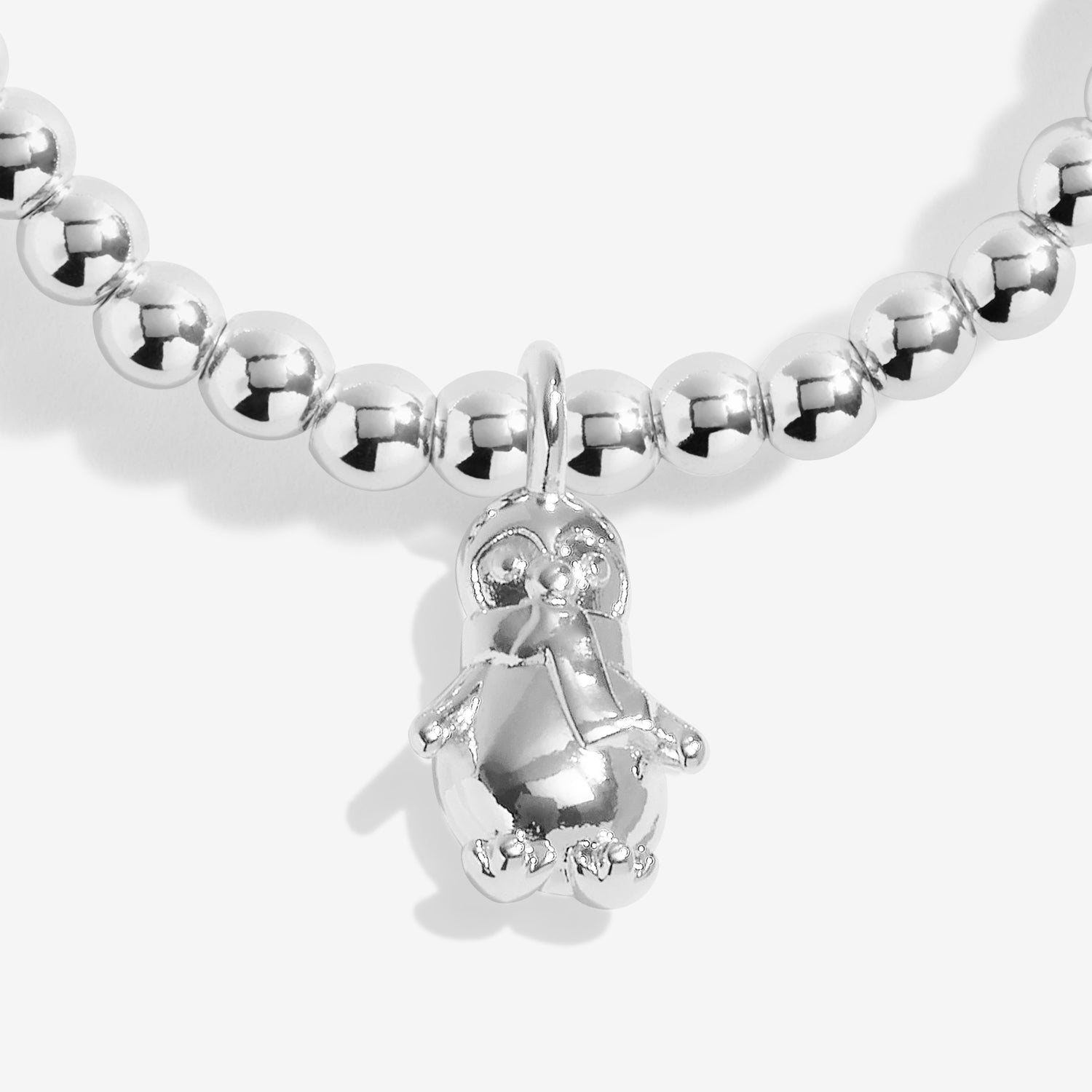 Joma Jewellery Kids' A Little Happy Penguin Silver Plated Bracelet
