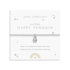 Joma Jewellery Kids' A Little | Happy Penguin | Silver Plated | Bracelet | 15.5cm Stretch