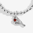 Joma Jewellery Kids' A Little | Robins Appear When Loved Ones Are Near | Silver Plated | Bracelet | 15.5cm Stretch